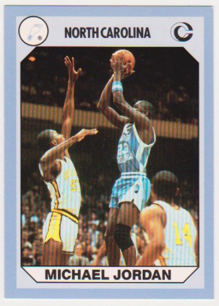 Michael Jordan 1990 North Carolina #44 College Card
