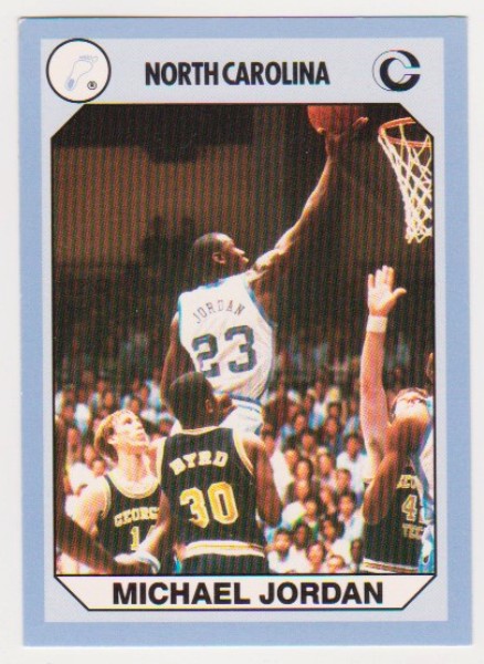Michael Jordan 1990 North Carolina #89 College Card