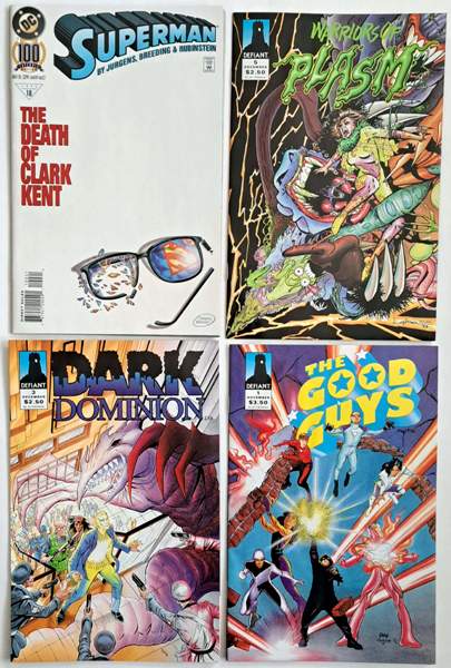 4 Different Comic Books - Superman #100 + More