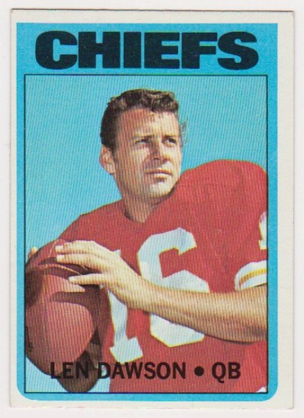 1972 Topps Len Dawson #245 Card - HOF'er