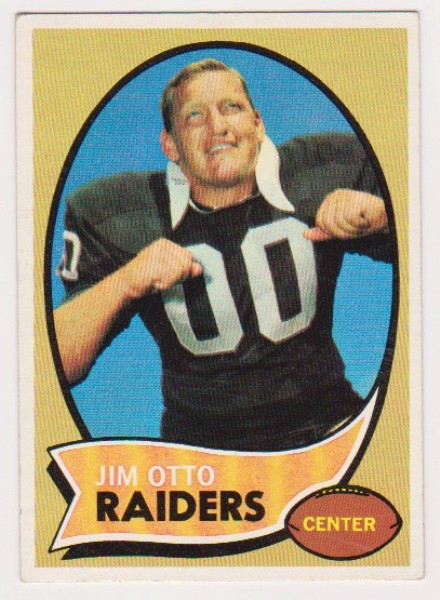 1970 Topps Jim Otto #116 Card - HOF'er