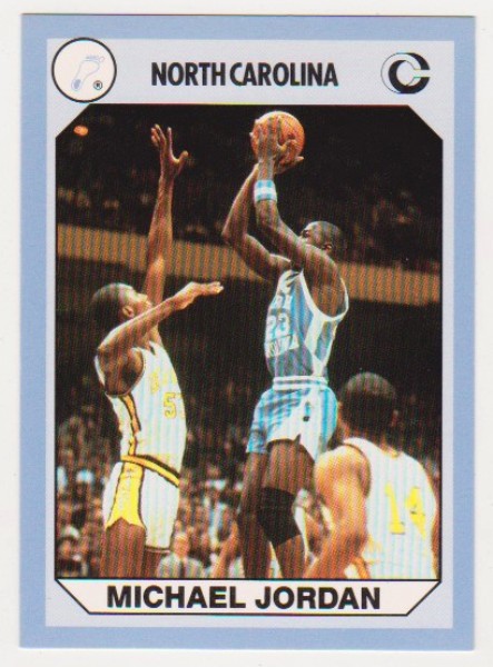 Michael Jordan 1990 North Carolina #44 College Card