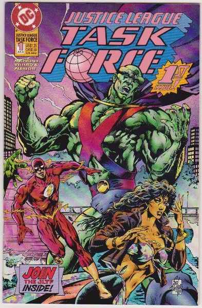 1993 DC Comics Justice League Task Force #1 Issue