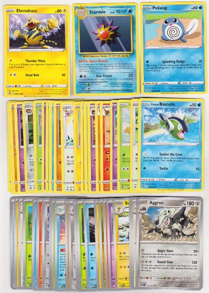 50 Different Pokemon Trading Cards w/ Electabuzz + More