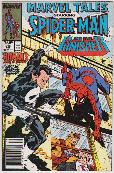 1988 Marvel Tales Featuring SPIDER-MAN #216 Issue - Marvel Comics