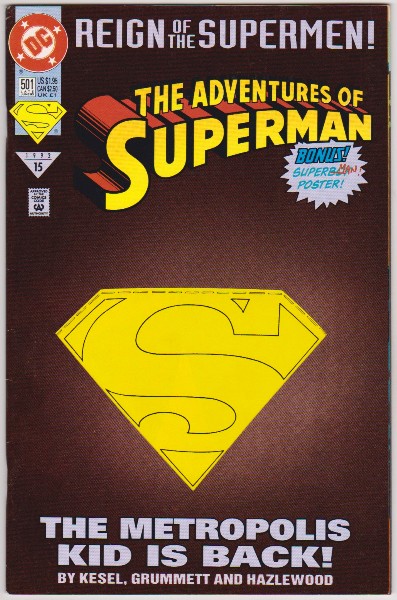 1993 DC Comics The Adventures Of Superman #501 Issue