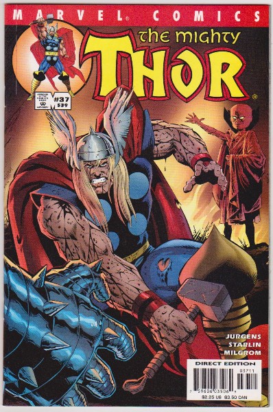 2001 The Mighty Thor #37 (#539) Issue - Marvel Comics