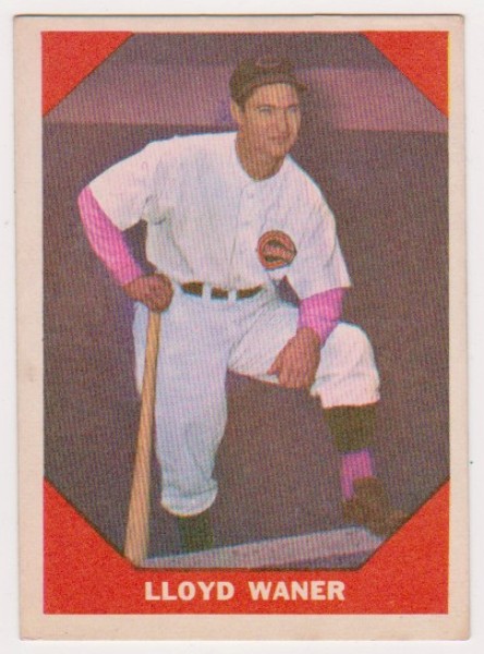 1960 Fleer Lloyd Waner #78 Card - HOF'er