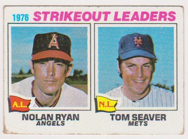 1977 Topps Nolan Ryan/Tom Seaver #6 Card - HOF'ers