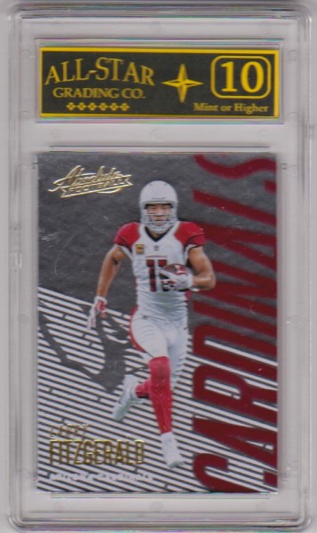 Graded 10 - Larry Fitzgerald 2018 Panini Absolute #3 Card