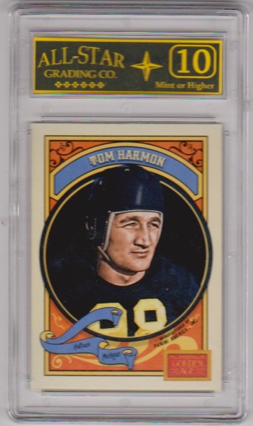 Graded 10 - Tom Harmon 2014 Panini Golden Age #51 Card