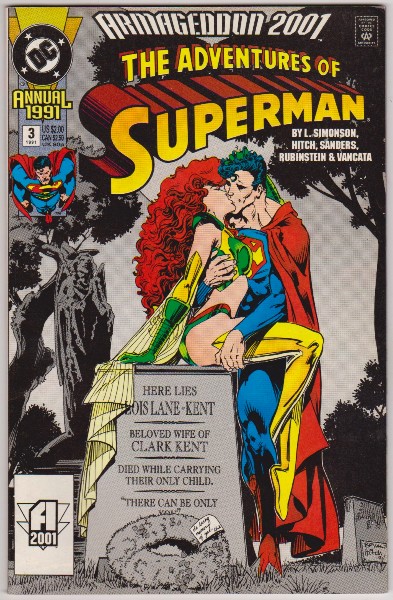 1991 DC Comics The Adventures Of Superman Annual #3 Issue