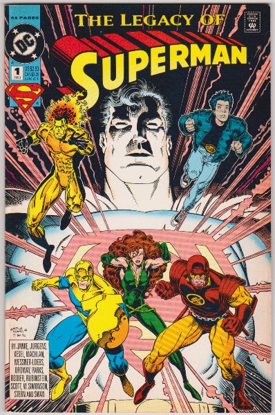 1993 DC Comics THE LEGACY OF SUPERMAN #1 Issue