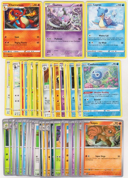 50 Different Pokemon Trading Cards w/ Charmeleon + More