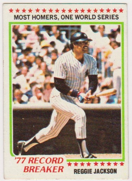1978 Topps Reggie Jackson #7 Card - HOF'er