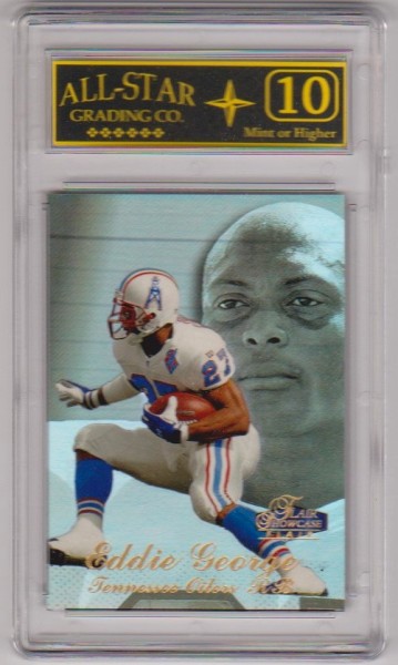 Graded 10 - Eddie George 1998 Flair Showcase SEC 2 Row 3 Seat 12 Card