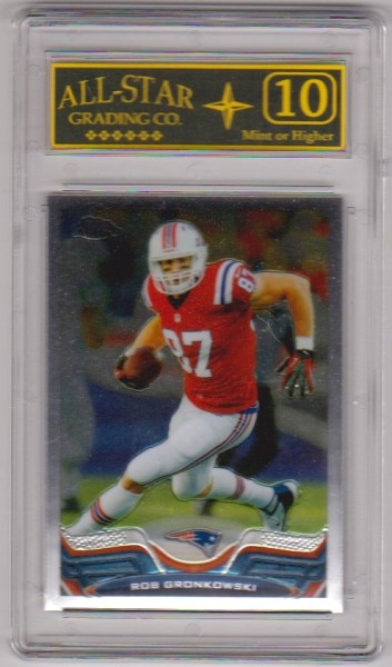 Graded 10 - Rob Gronkowski 2013 Topps Chrome #35 Card
