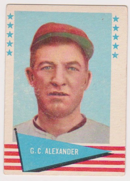 1961 Fleer Grover Cleveland Alexander #2 Card - HOF'er
