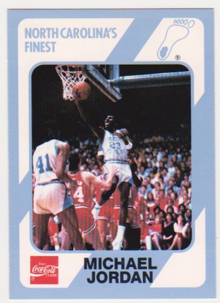 Michael Jordan 1989 North Carolina #14 College Card