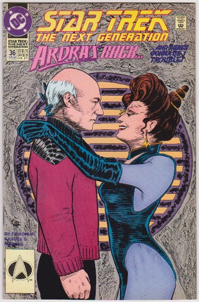 1992 Star Trek The Next Generation #36 Issue - DC Comics