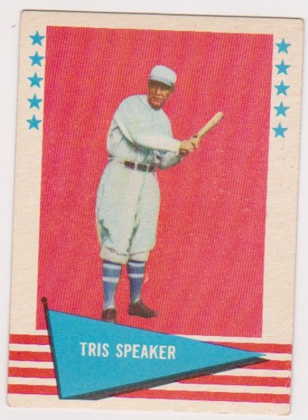 1961 Fleer Tris Speaker #79 Card - HOF'er
