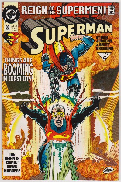 1993 DC Comics SUPERMAN #80 Issue 