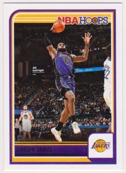 Lebron James 2023-24 Hoops #52 Card