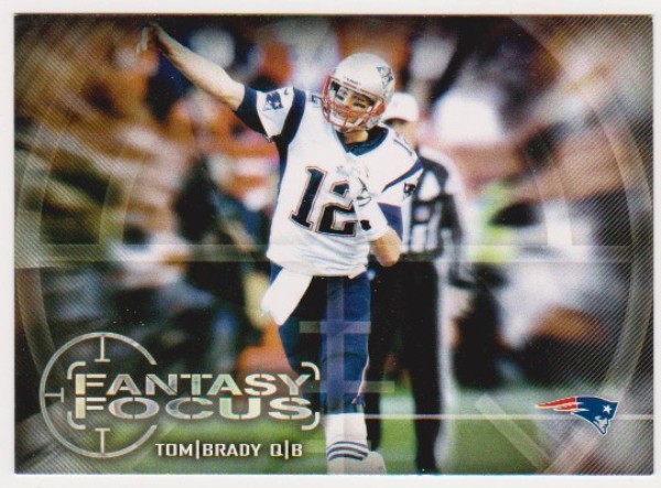 Tom Brady 2014 Topps Fantasy Focus #FF-TB Insert Card