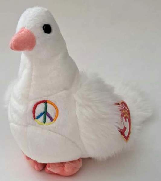 2002 Ty Beanie Baby SERENITY THE DOVE - With Original Tags