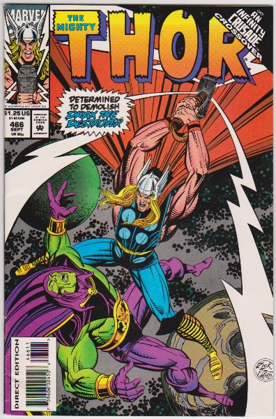 1993 The Mighty Thor #466 Issue - Marvel Comics