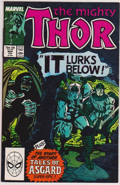 1989 The Mighty Thor #404 Issue - Marvel Comics