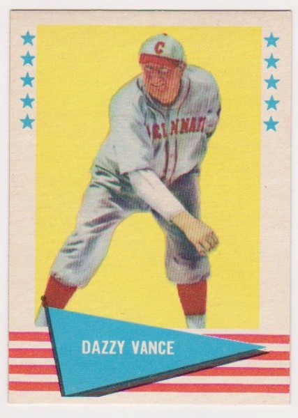 1961 Fleer Dazzy Vance #81 Card - HOF'er