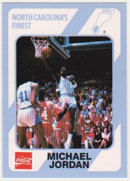 Michael Jordan 1989 North Carolina #14 College Card