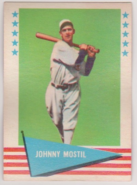 1961 Fleer Johnny Mostil #64 Card