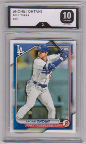 Graded Sigma Gem Mint 10 - Shohei Ohtani 2024 Bowman #33 Card