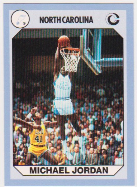Michael Jordan 1990 North Carolina #93 College Card