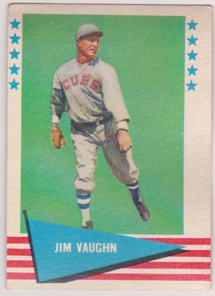 1961 Fleer Jim "Hippo" Vaughn #82 Card