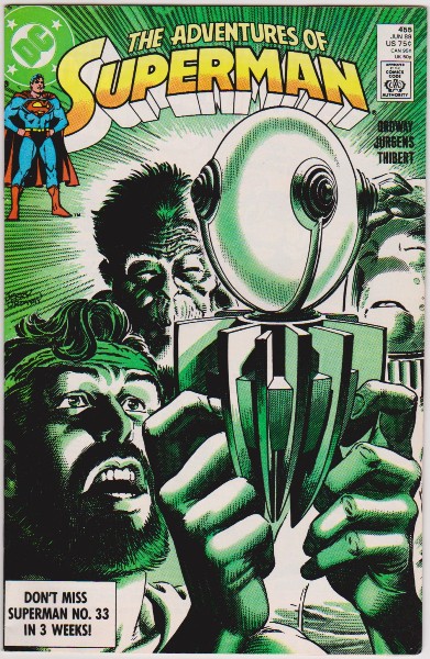 1989 DC Comics The Adventures Of Superman #455 Issue