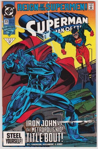 1993 DC Comics Superman The Man Of Steel #23 Issue