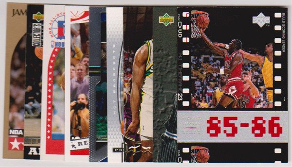 Basketball Card Collection w/ Michael Jordan, Shaquille O'Neal + More