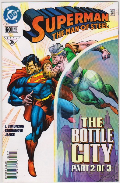 1996 DC Comics Superman The Man Of Steel #60 Issue