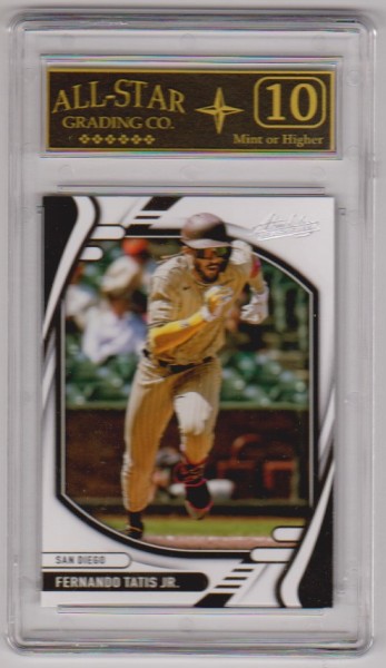 Graded 10 - Fernando Tatis Jr. 2022 Panini Absolute #50 Card