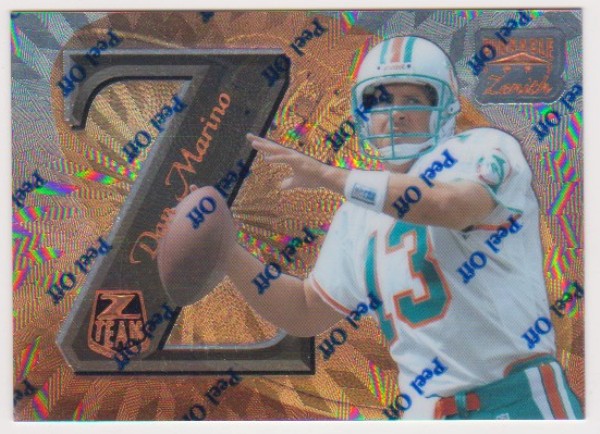 1997 Zenith Z-Team Dan Marino #ZT2 Promo Card