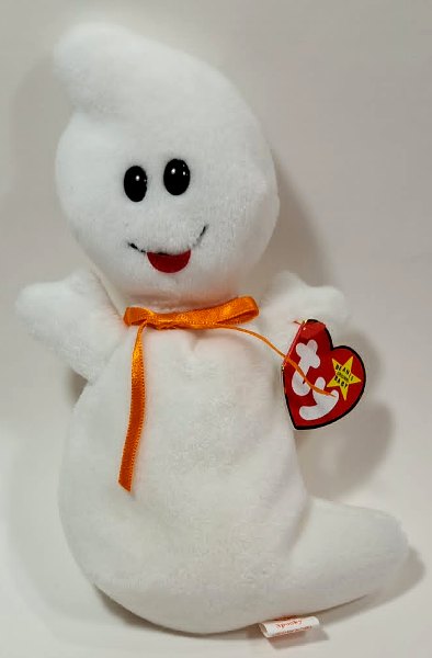 1995 Ty Beanie Baby SPOOKY THE GHOST - With Original Tags