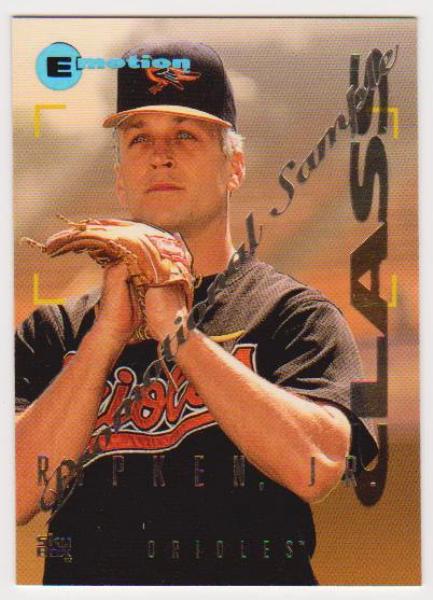 1995 Skybox Emotion Promotional Sample Cal Ripken, Jr. #8 Card