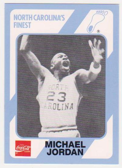 Michael Jordan 1989 North Carolina #65 College Card