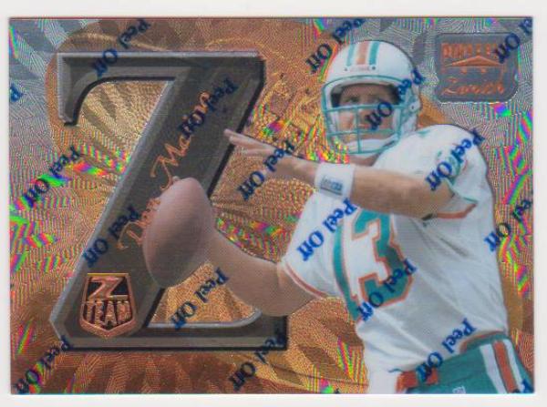 1997 Zenith Z-Team Dan Marino #ZT2 Promo Card