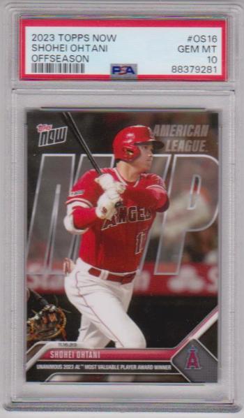 Graded PSA Gem Mint 10 - Shohei Ohtani 2023 Topps Now Offseason #OS-16 Card