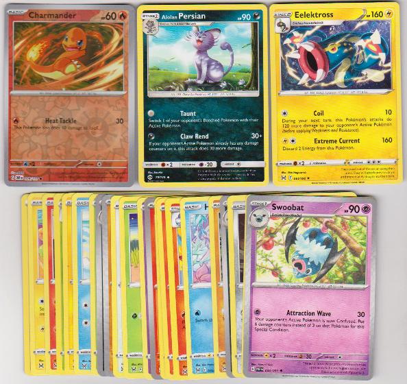 25 Different Pokemon Trading Cards w/ Charmander REVERSE HOLO + More
