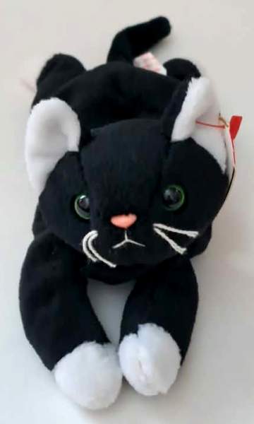 1993 Ty Beanie Baby Zip The Cat - With Original Tags